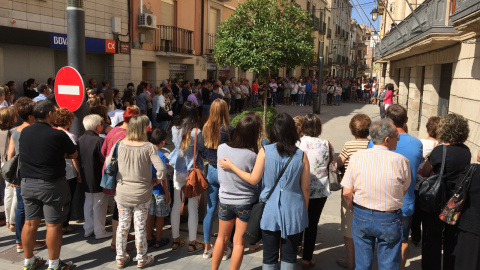 Concentració de condol per víctimtes mortals a la N-240. AJUNTAMENT BORGES BLANQUES