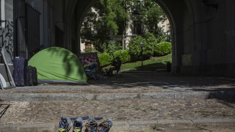 El campamento de Ben. / JAIRO VARGAS