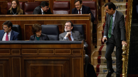 21-03-2018.- Imagen de archivo de Mariano Rajoy en una sesión de control al Gobierno en marzo del 2018.