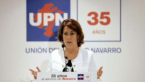 La presidenta de Navarra, por UPN, Yolanda Barcina. -EFE