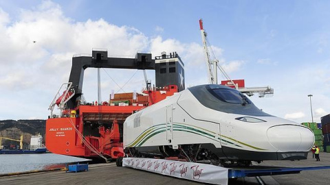 Primeras unidades de los trenes AVE a la Meca.