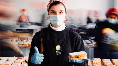 Lucía Zujeros, una de las voluntarias de la ONG.