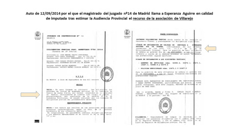 Auto Caso Trafico Esperanza Aguirre