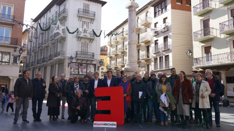 Los componentes de la Federación de la España Vaciada, en el día de su creación. España Vaciada