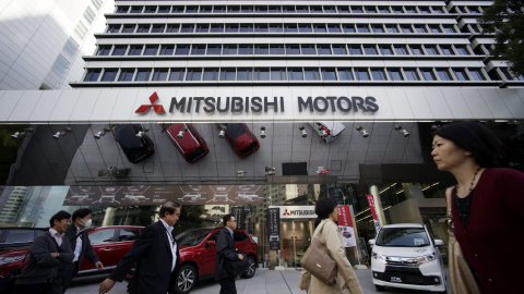 Sede de la automovilística japonesa Mitsubishi en Tokio. EFE/Franck Robichon