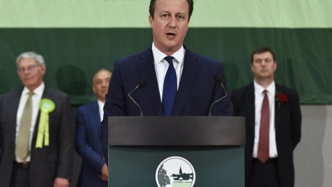 El candidato conservador al Gobierno británico, David Cameron. REUTERS