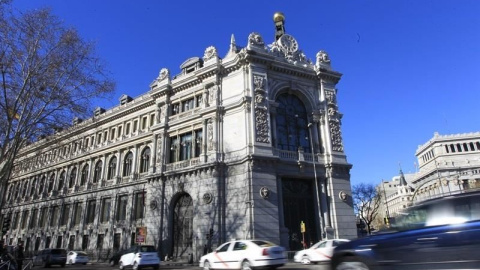 Edificio del Banco de España, en Madrid. E.P.