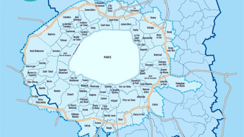 Zona de bajas emisiones de París que cubre prácticamente toda la ciudad