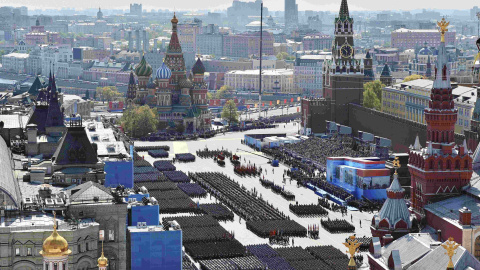 A general view of the Victory Day parade at Red Square in Moscow. REUTERS/Host Photo Agency/RIA Novosti