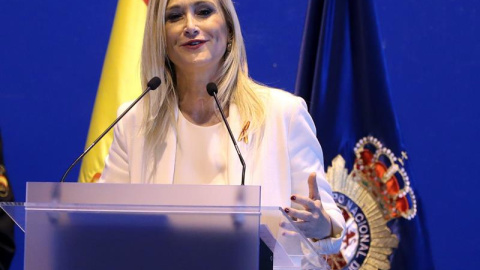 Cifuentes, hace unos días en un acto en Madrid. EFE/J. J. Guillén