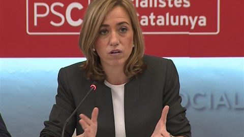 La secretaria de Relaciones Internacionales del PSOE, Carme Chacón. EUROPA PRESS