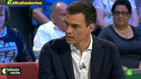 Pedro Sánchez, en La Sexta Noche.-