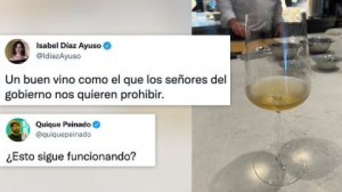 Así nace un nuevo bulo, ahora sobre el vino: el tuit de Ayuso que resume a la perfección su manera de hacer política