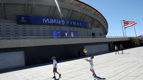 El estadio Wanda Metropolitano, en Madrid, donde se va a disputar la final de la  Champions League. REUTERS/Susana Vera