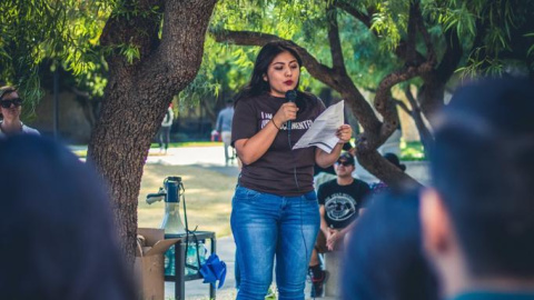 Letty Herrera, la oaxaqueña que se ha convertido en el rostro más visible de los ‘soñadores’ en California.