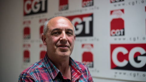 José Manuel Muñoz Póliz, secretario general de la CGT.- JAIRO VARGAS