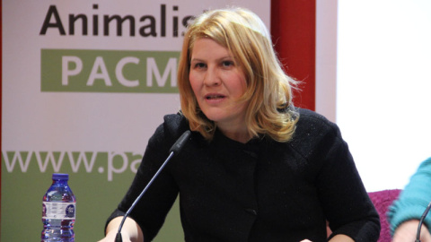 Silvia Barquero, presidenta de PACMA. EFE