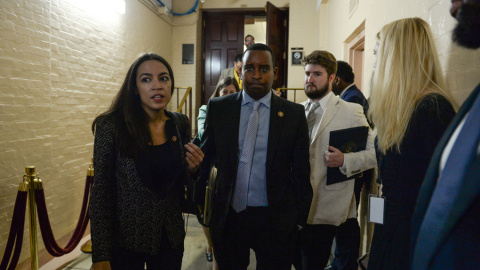 22/05/2019 - Alexandria Ocasio-Cortez en Washington. / REUTERS