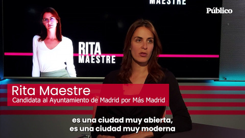 Rita Maestre: "Almeida tiene muy poco que ofrecer como legado de gestión"