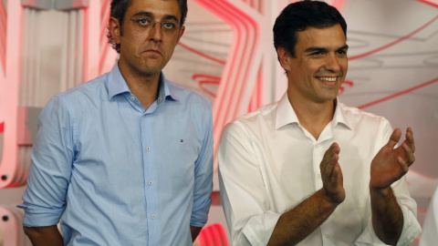 Eduardo Madina y Pedro Sánchez, en una foto de archivo. / AGENCIAS