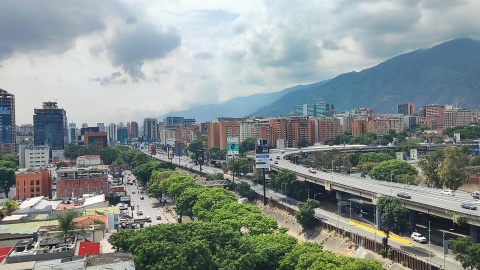 Vista panorámica de la capital de Venezuela, Caracas