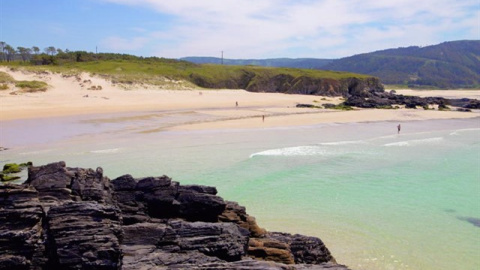 Playa A Fragata, en Ferrol