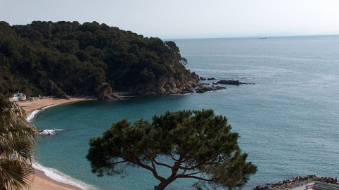 Playa Canyelles, en Girona