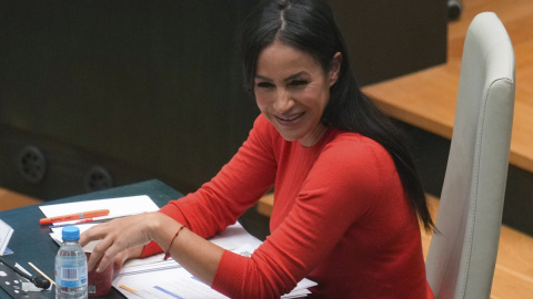 05/05/2023 - La vicealcaldesa de Madrid, Begoña Villacís durante el último pleno ordinario de esta legislatura del ayuntamiento de Madrid este martes