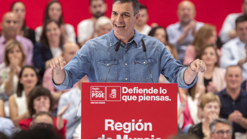 Pedro Sánchez mitin en Murcia