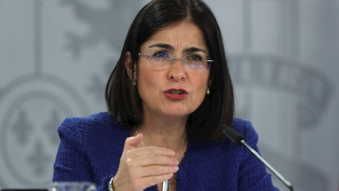 La ministra de Sanidad, Carolina Darias.