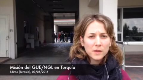 Marina Albiol, desde la zona de Garziantep, en la frontera de Turquía con Siria.