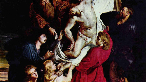 'Descendimiento de la cruz', de Rubens, una de las obras censuradas por Facebook.