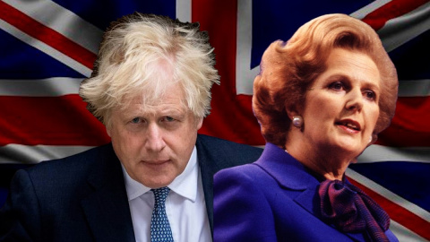 Johnson y Thatcher