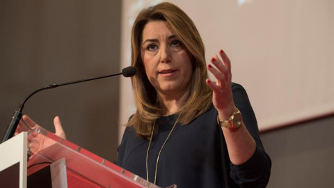 Susana Díaz, hace unos días en Granada. EFE/Miguel Ángel Molina