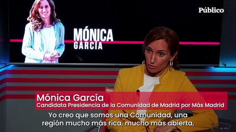 Mónica García:  "Madrid es una comunidad mucho más abierta y empática de lo que representa Ayuso"