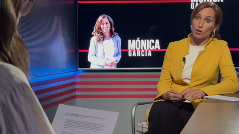 Mónica García, candidata a la Presidencia de la Comunidad de Madrid por Más Madrid. — Jaime Morato