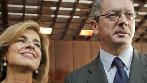 Ana Botella y Alberto Ruiz-Gallardón, los dos últimos alcaldes de Madrid del Partido Popular.