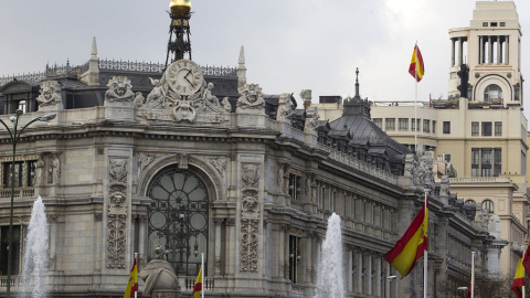 Edificio del Banco de España, en Madrid. E.P.