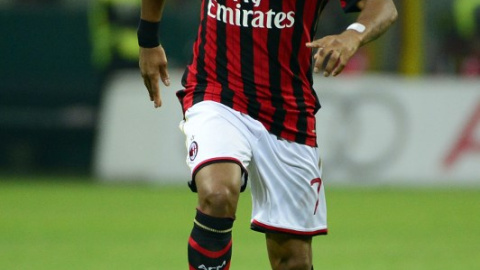 El futoblista Robinho durante un partido con el Milan. - AFP