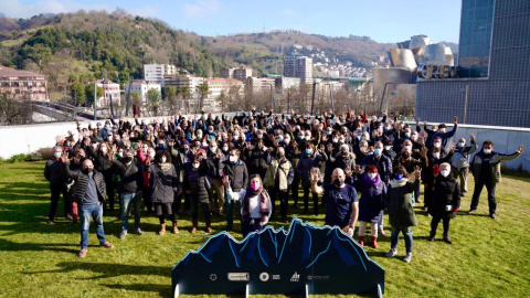 (Enero 2022) Presentación de la Vía Pirenaica en Bilbo el pasado enero.