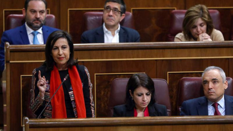 La portavoz del PSOE en el Congreso, Margarita Robles. | EMILIO NARANJO (EFE)