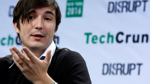 Vlad Tenev, co-founder and co-CEO of investing app Robinhood, speaks during the TechCrunch Disrupt event in Brooklyn borough of New York, U.S., May 10, 2016.