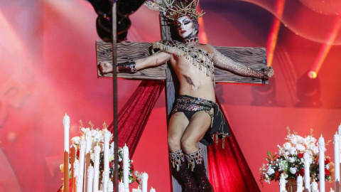 - Drag Sethlas ha ganado la Gala Drag del Carnaval de Las Palmas de Gran Canaria. (Elvira Urquijo / EFE)