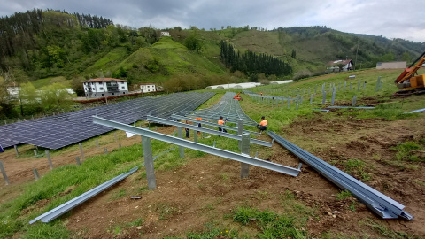 Instalación de las placas fotovoltaicas en Córdoba.