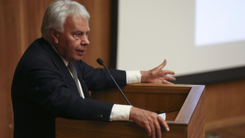 Felipe González asume cátedra "José Bonifacio" de la Universidad de Sao Paulo.- EFE