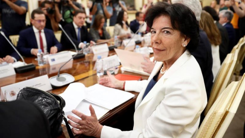 La ministra de Educación y Formación Profesional, Isabel Celaá, presidió la Conferencia Sectorial de Educación/EFE