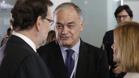 Esteban González Pons, durante el congreso que el PPE celebró la semana pasada en Madrid. / EFE