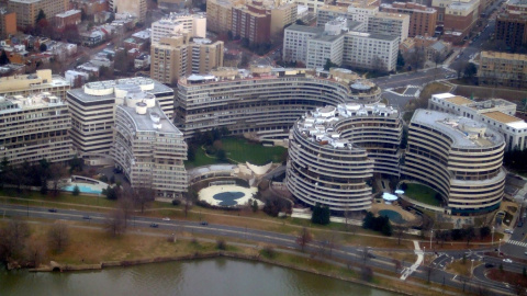 Vista del complejo Watergate, en Washington