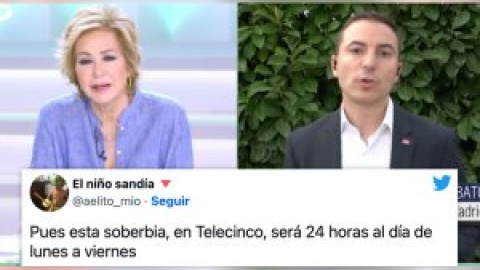 La manipulación de Ana Rosa sobre los impuestos como ejemplo de la Telecinco que nos espera mañana y tarde: "Esta soberbia será 24 horas al día"