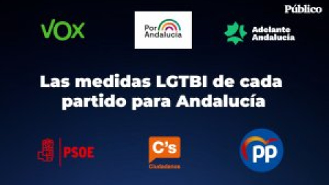 Las medidas LGTBI+ de cada partido para Andalucía